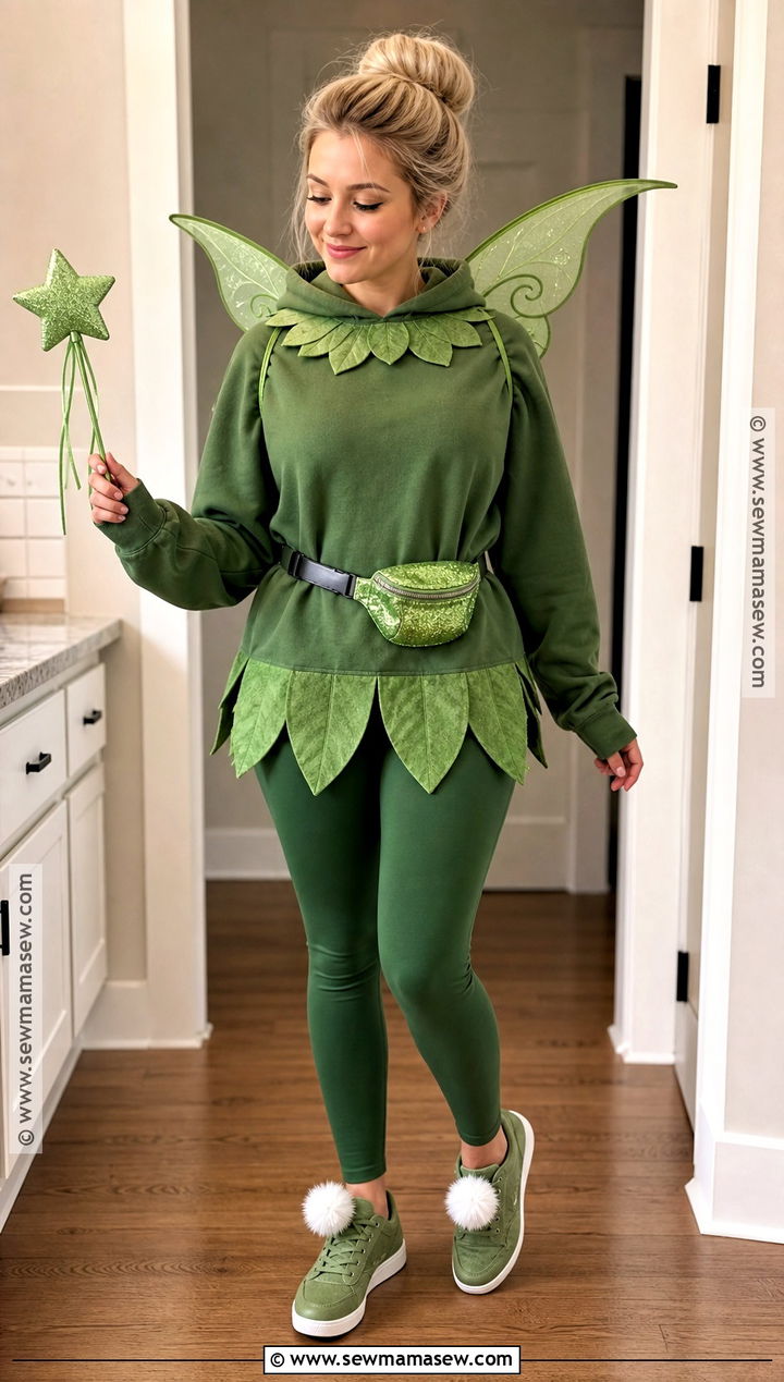 Tinker Bell Costume With Green Hoodie - 40 tinker bell costume ideas
