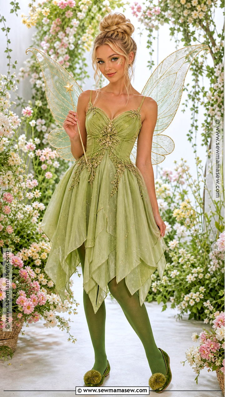 Tinker Bell Fairy Costume - 45 solo halloween costumes for women