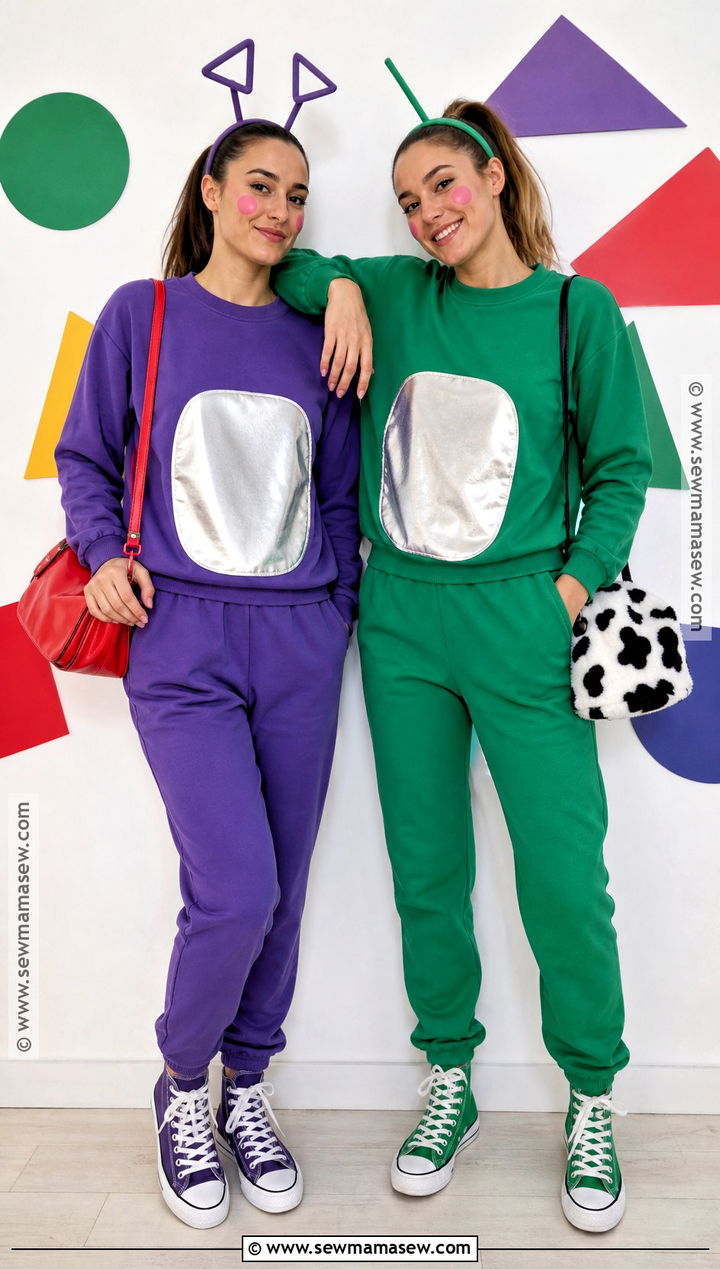 Tinky Winky And Dipsy Best Friends Costume - 40 teletubbies costume ideas