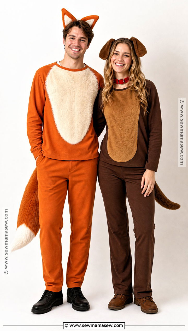 Tod And Copper Couple Costume - 30 fox and the hound costume ideas