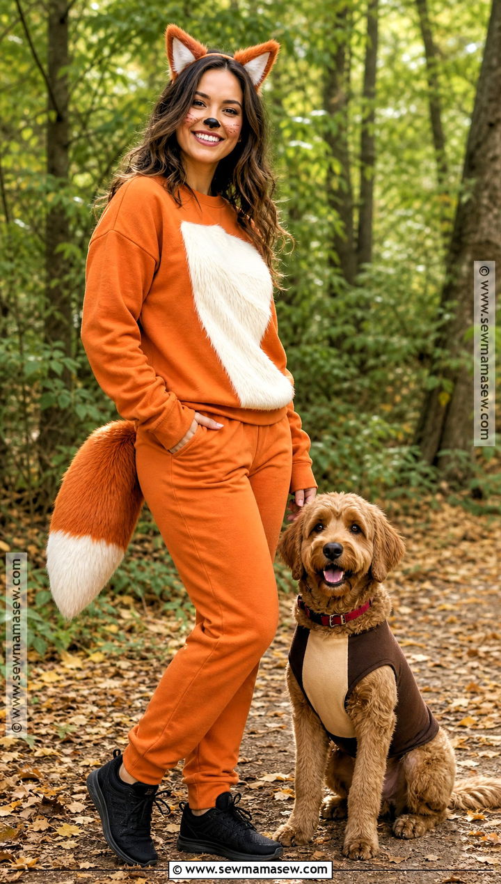 Tod And Copper Pet And Owner Costume - 30 fox and the hound costume ideas
