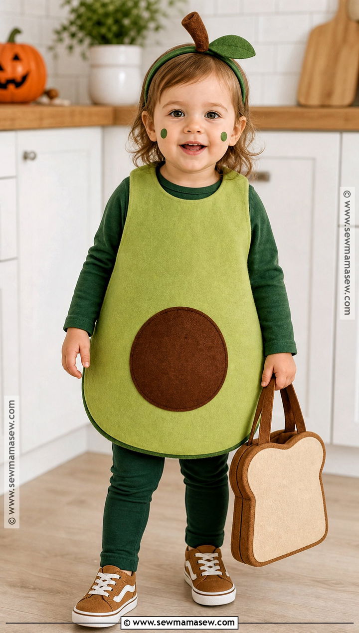 Toddler Avocado Halloween Costume - 30 toddler and baby halloween costumes