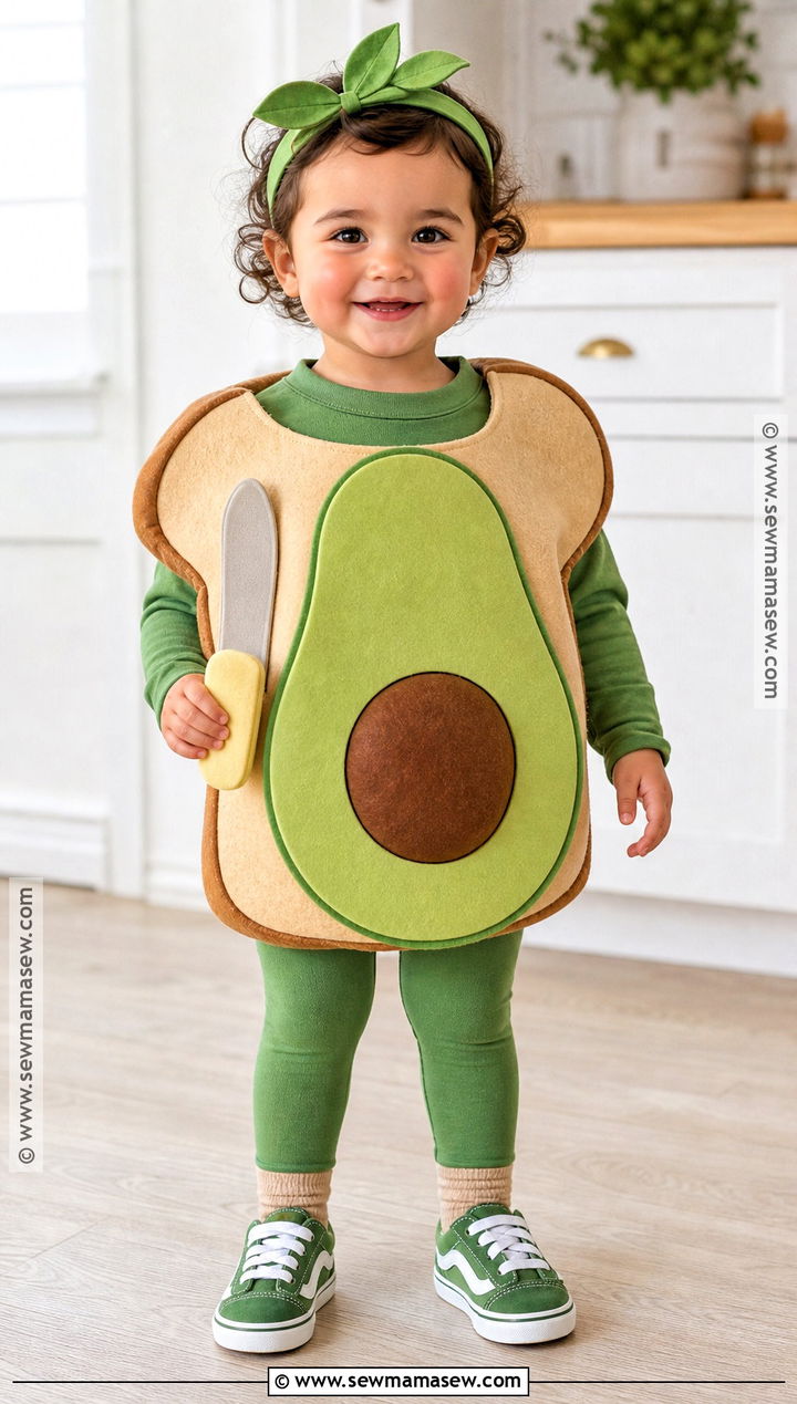 Toddler Avocado Toast Costume - 30 funny toddler halloween costumes