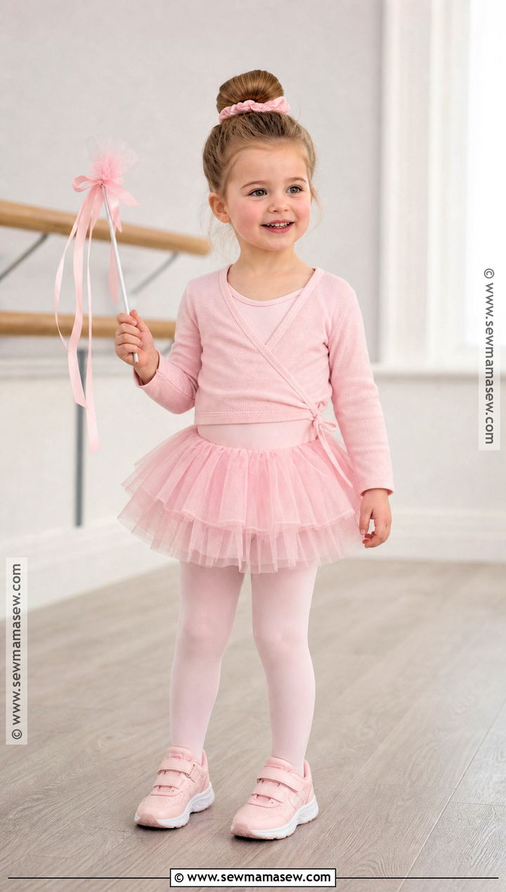Toddler Ballerina Costume With Pink Tutu - 40 toddler halloween costumes for girls