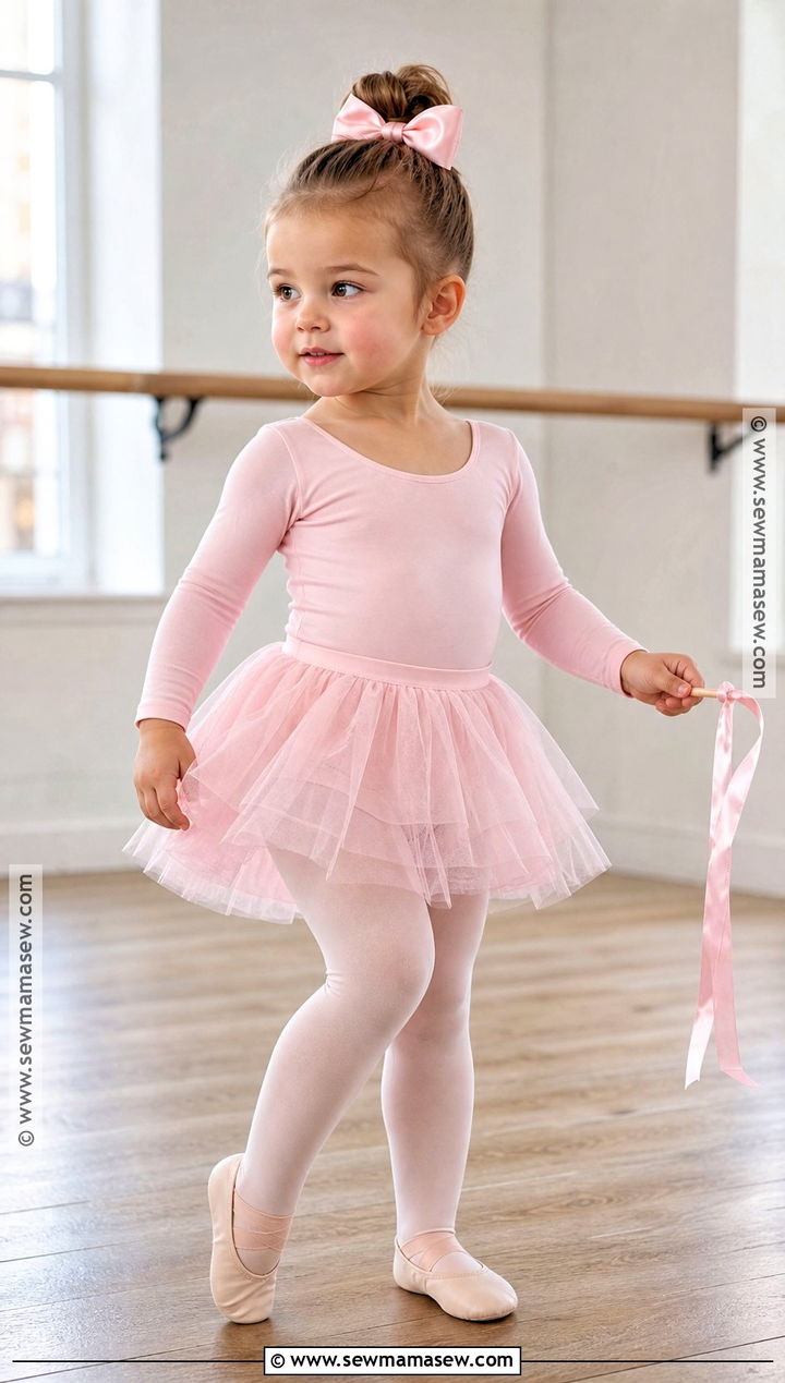 Toddler Ballerina Costume With Pink Tutu - 35 toddler costumes for girls