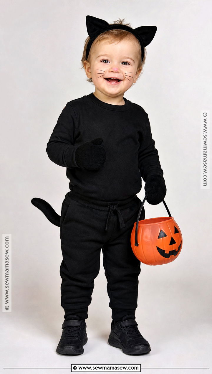 Toddler Black Cat Costume - 30 toddler halloween costume ideas