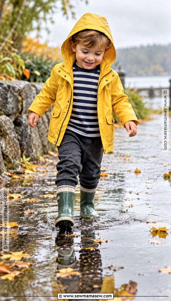 Toddler Boy Fall Outfit With Rain Jacket And Joggers - 20 toddler boy fall outfits pictures