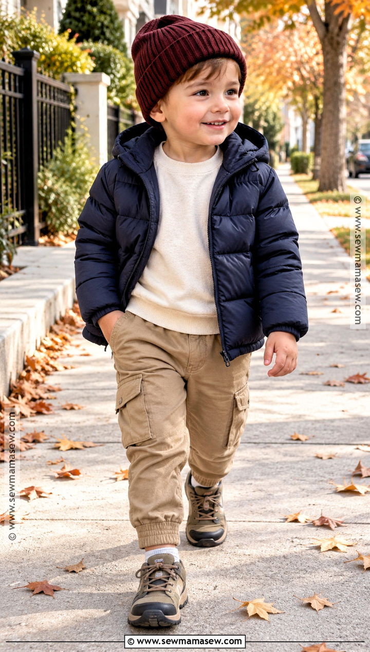 Toddler Boy Hooded Puffer Jacket Outfit - 15 Toddler Boy Fall Jacket Ideas