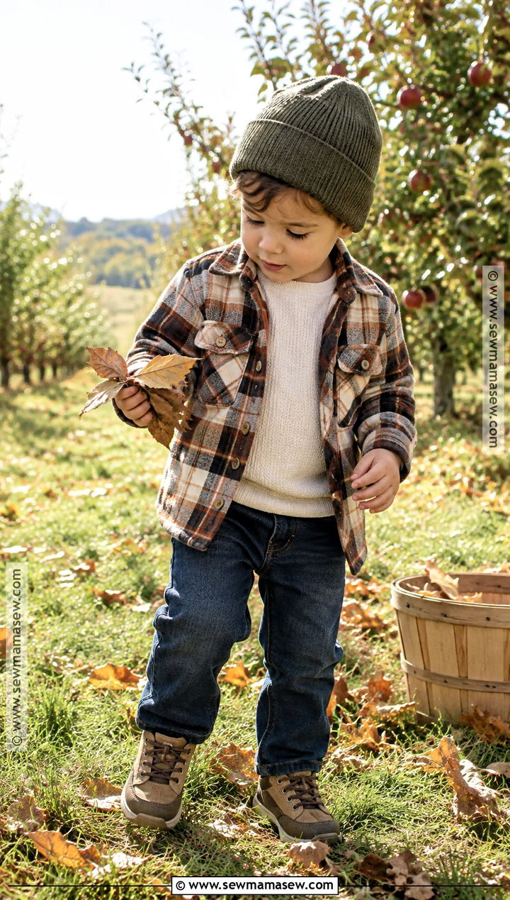 Toddler Boy Plaid Shacket Outfit - 15 Toddler Boy Fall Jacket Ideas