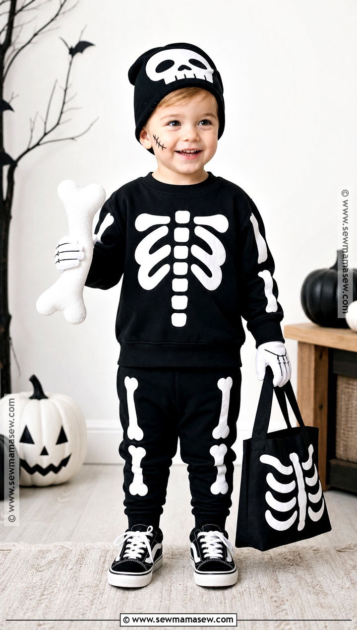 Toddler Boy Skeleton Costume - 40 toddler halloween costumes for boys
