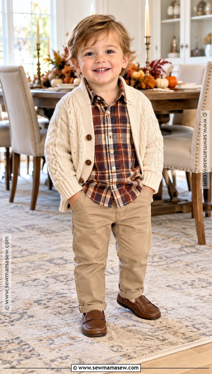 Toddler Boy Thanksgiving Plaid Shirt Outfit - 15 Toddler Boys Thanksgiving Outfit Ideas