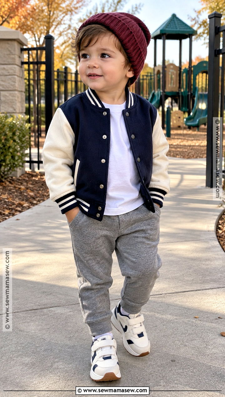 Toddler Boy Varsity Jacket Outfit - 15 Toddler Boy Fall Jacket Ideas