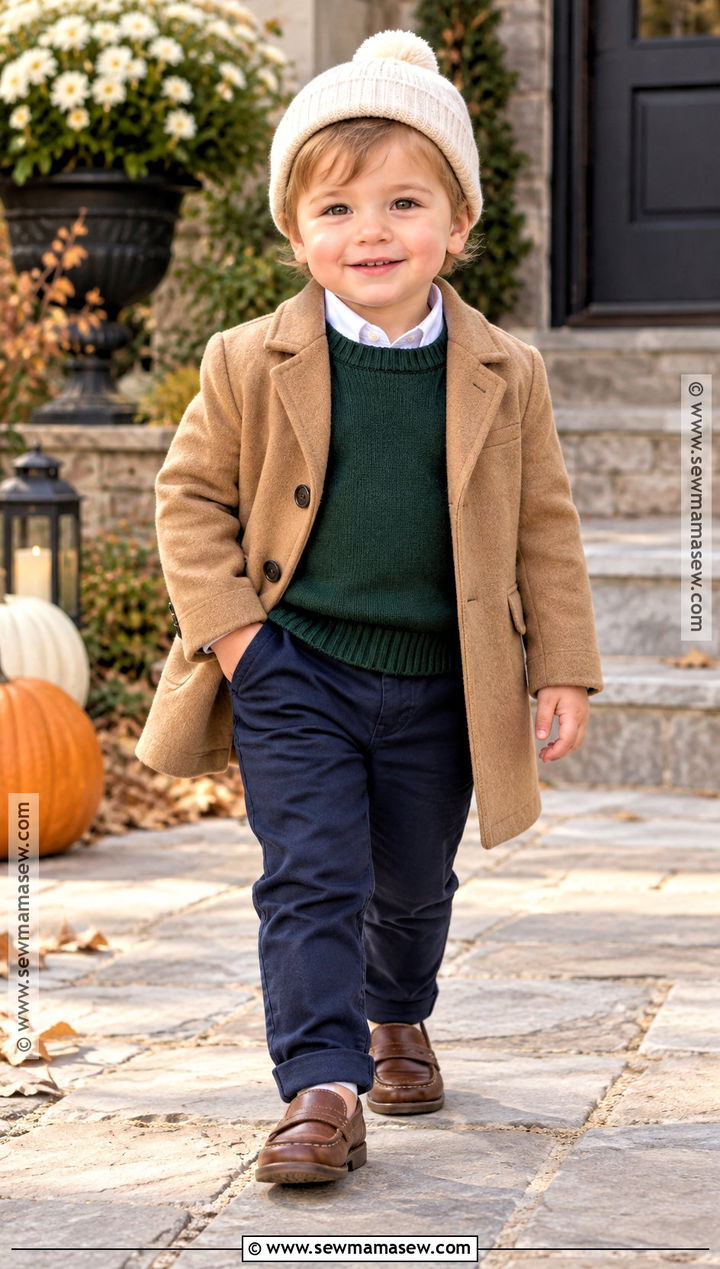 Toddler Boy Wool Blend Coat Outfit - 15 Toddler Boy Fall Jacket Ideas