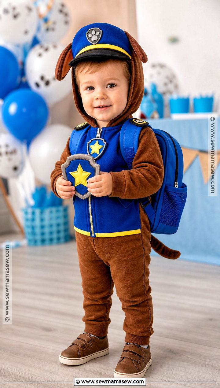 Toddler Chase Police Pup Costume - 30 toddler boy costumes