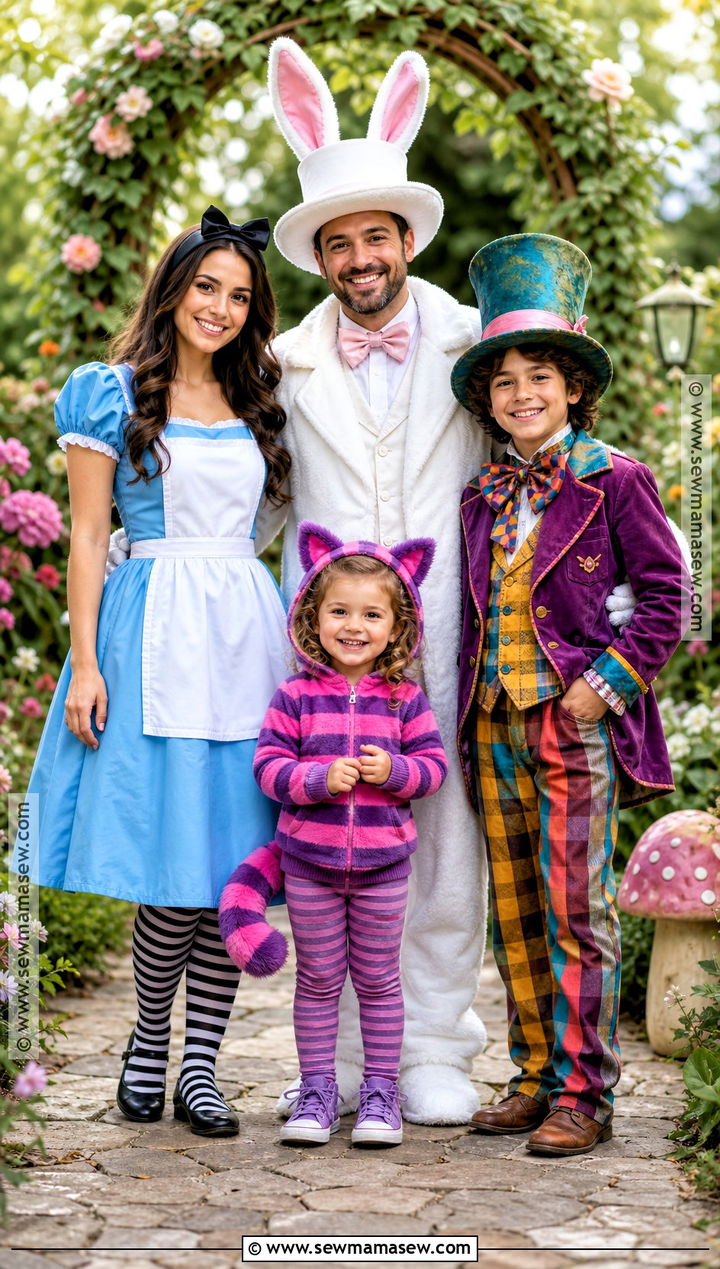 Toddler Cheshire Cat Family Costume - 30 alice in wonderland family costumes
