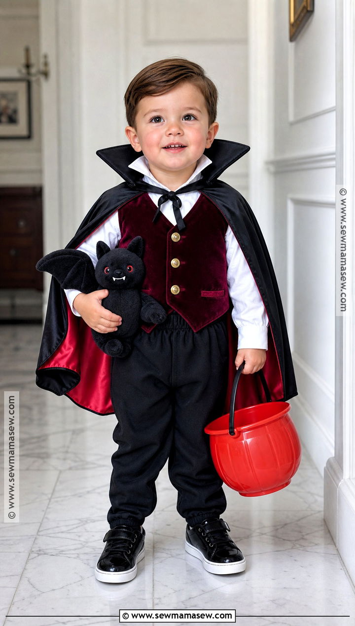 Toddler Classic Vampire Costume - 30 toddler halloween costume ideas