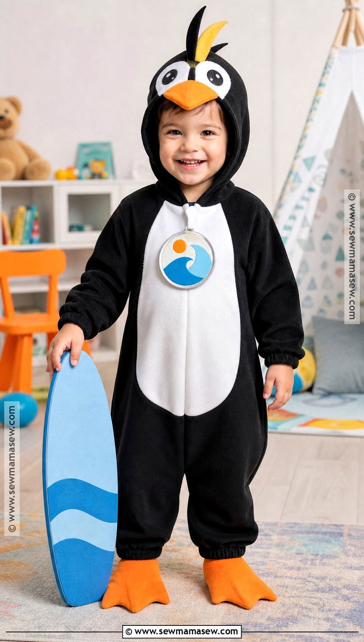 Toddler Cody Maverick Costume With Penguin Hood - 30 Cody Maverick Costume Ideas