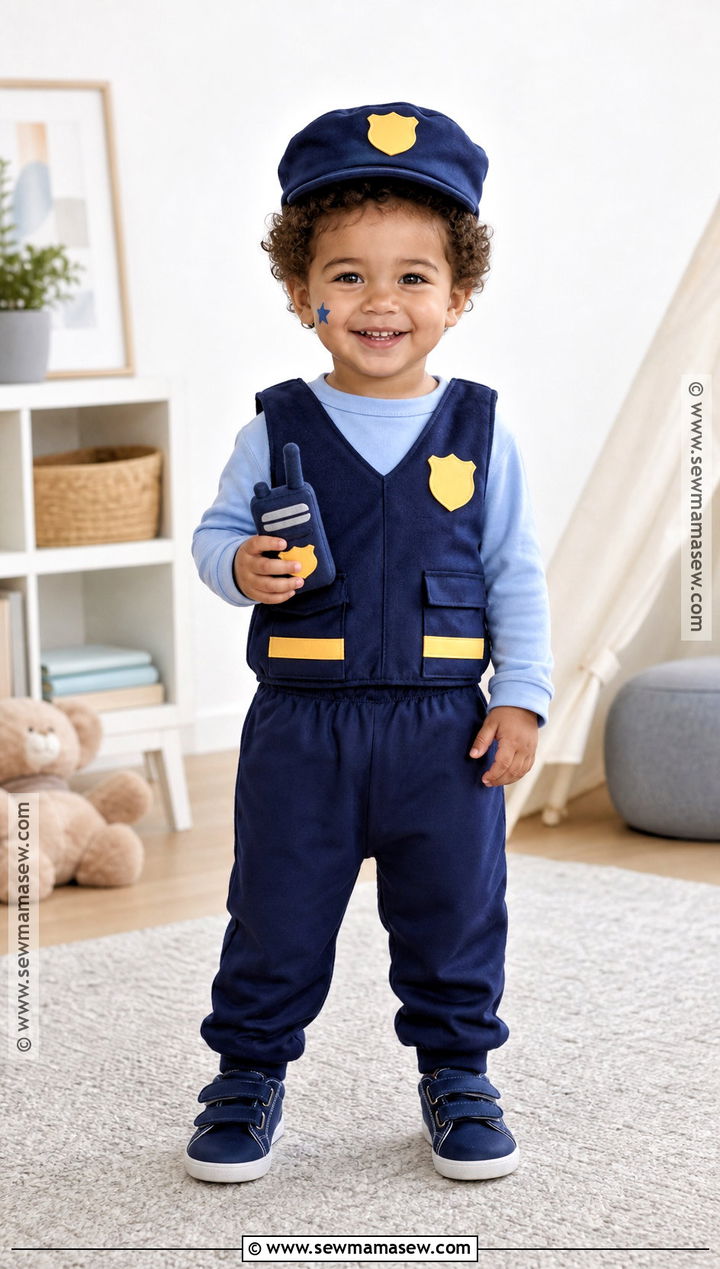 Toddler Cop Costume - 40 cop halloween costume ideas