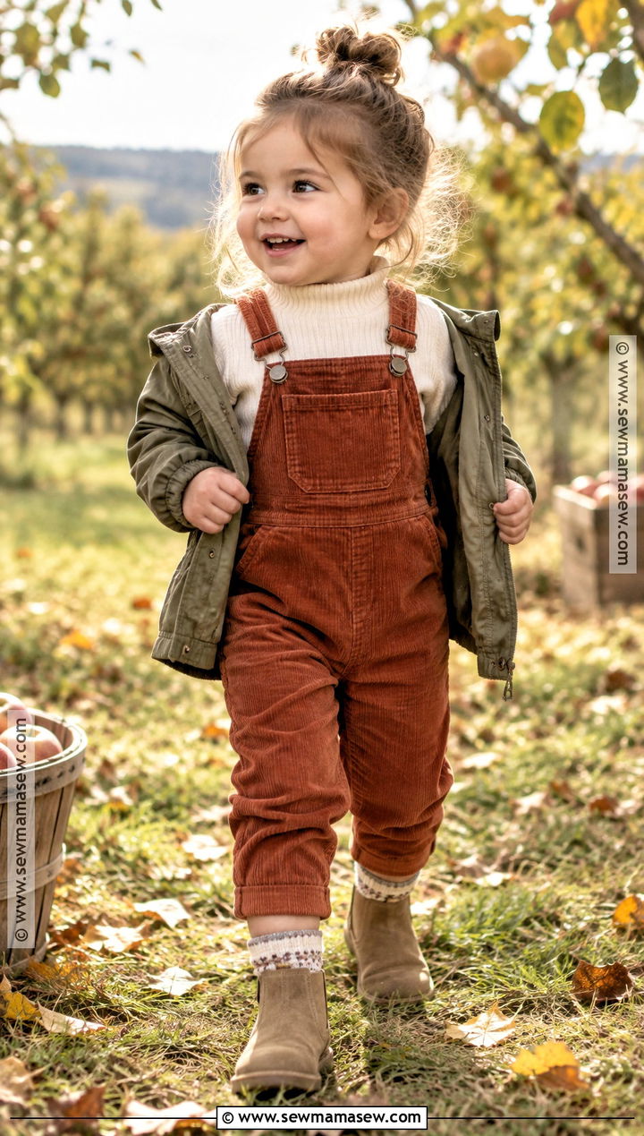 Toddler Corduroy Overall Fall Outfit - 15 Toddler Fall Clothes