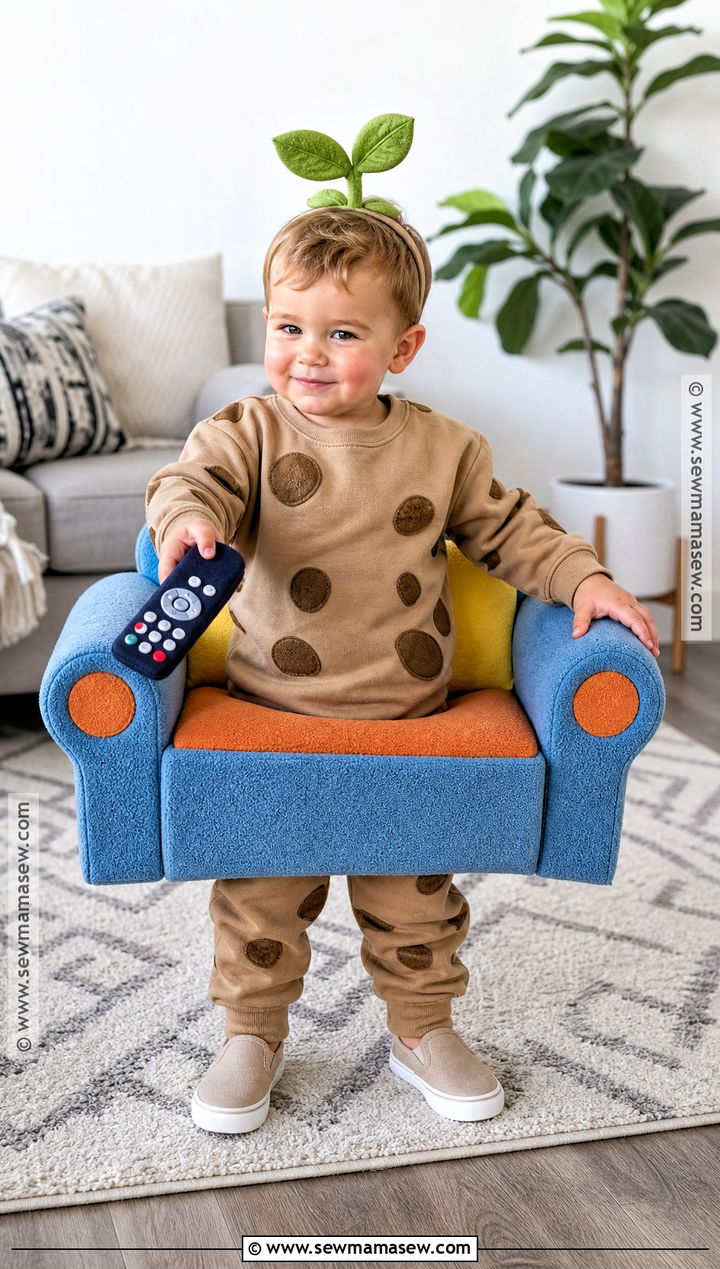 Toddler Couch Potato Costume - 30 funny toddler halloween costumes