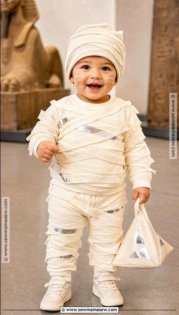 Toddler Cozy Mummy Costume - 30 toddler halloween costume ideas