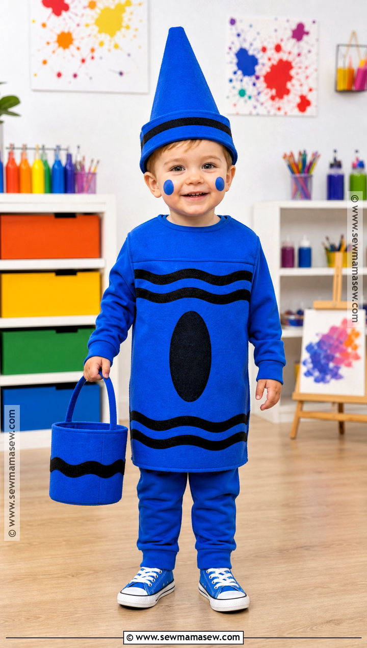 Toddler Crayon Costume - 30 toddler halloween costume ideas