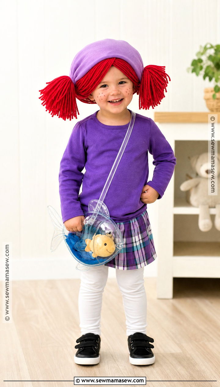 Toddler Darla Costume With Fish Purse - 30 darla finding nemo costume ideas
