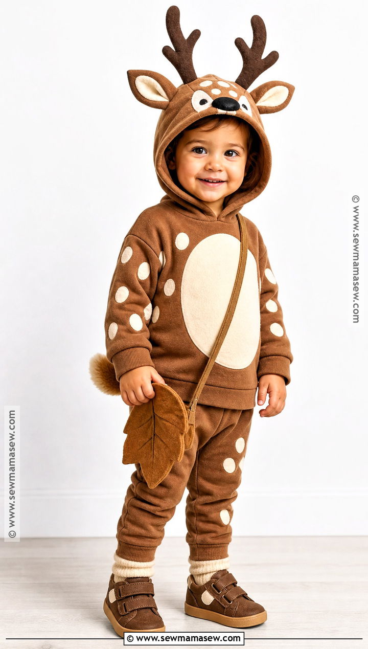Toddler Deer Costume With Sweatshirt Set - 50 deer costume ideas