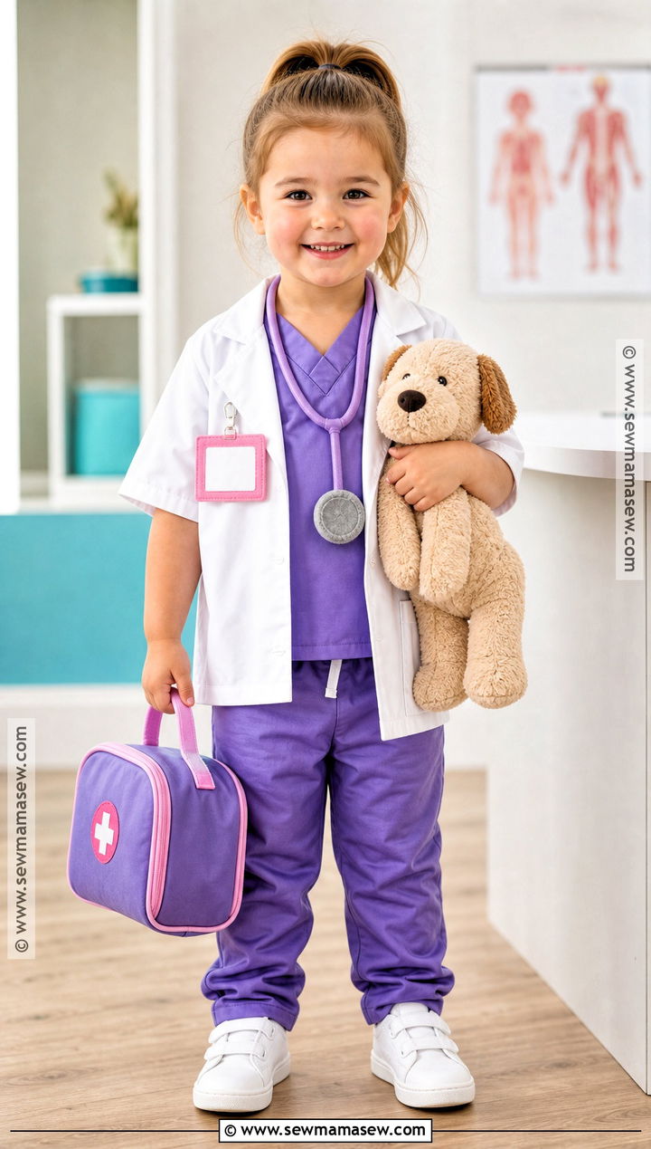 Toddler Doctor Costume With White Coat - 40 toddler halloween costumes for girls
