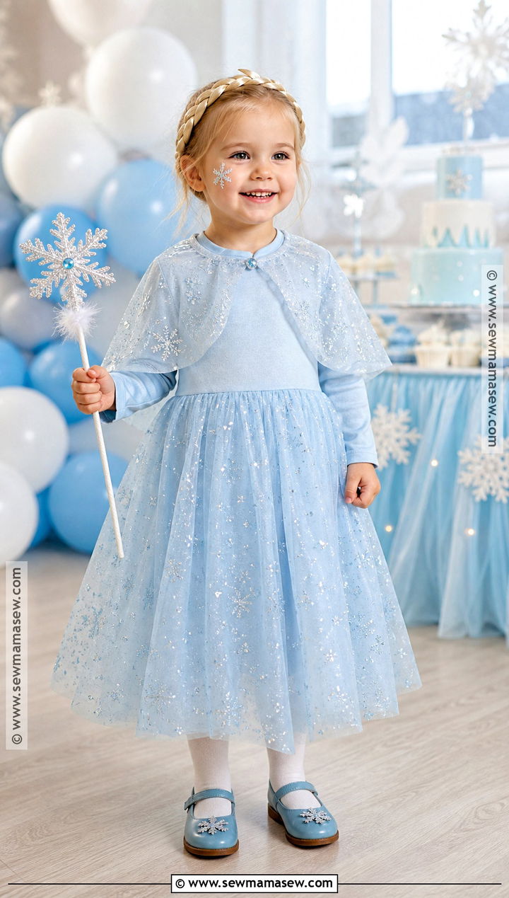 Toddler Elsa Sparkle Dress Costume - 30 elsa frozen costume ideas