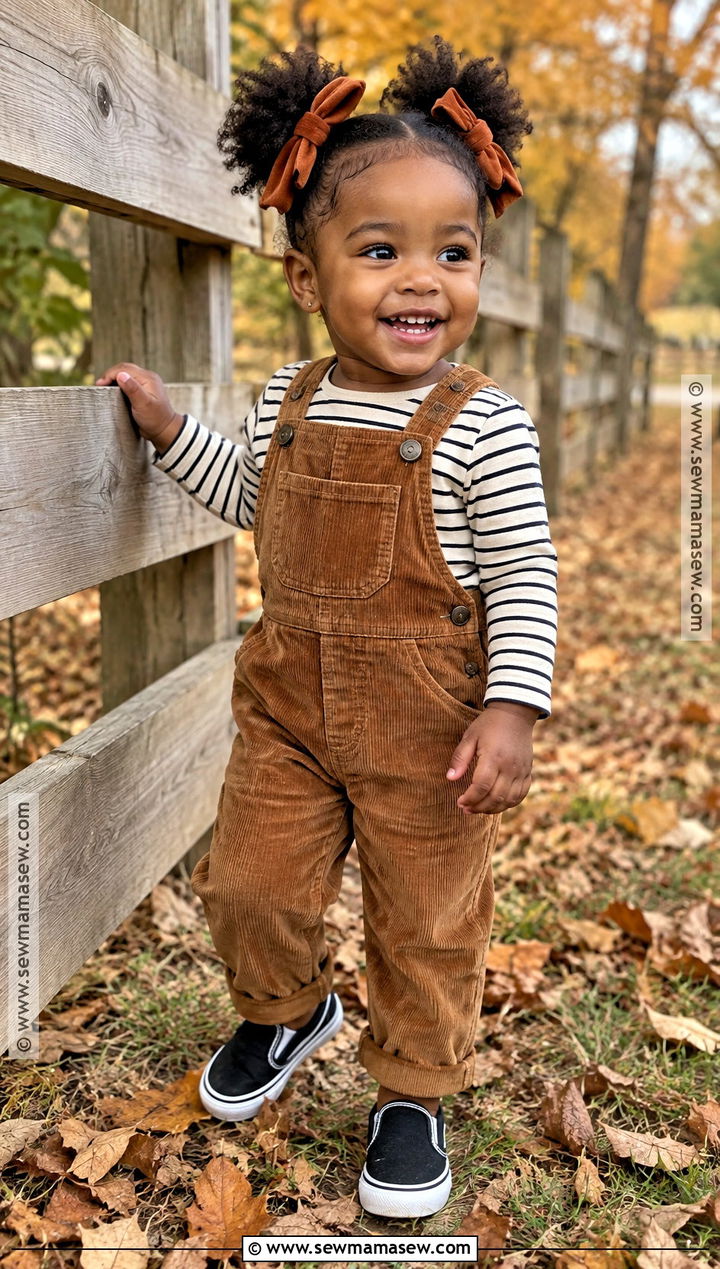 Toddler Fall Overalls And Striped Shirt Outfit - 20 toddler fall outfits girl black