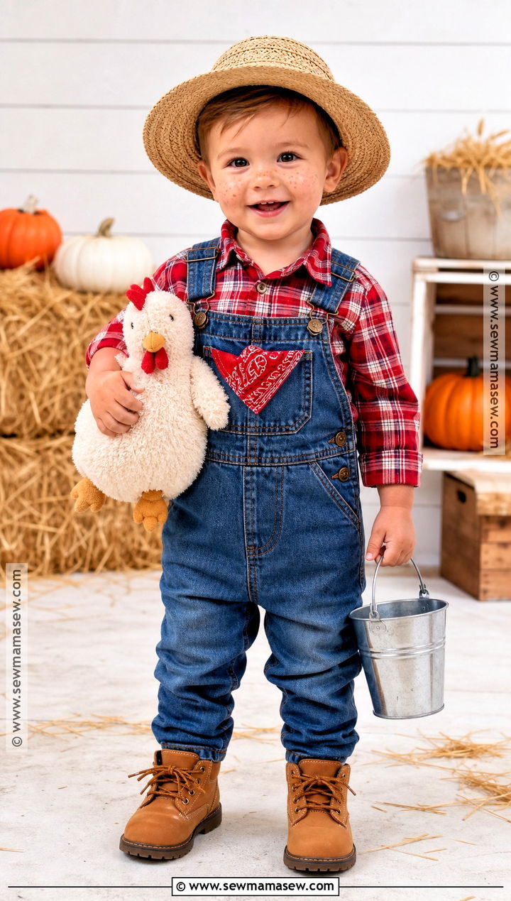 Toddler Farmer Costume - 30 toddler halloween costume ideas