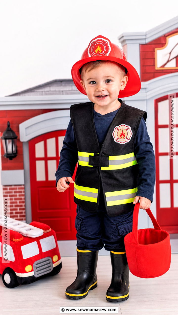 Toddler Firefighter Costume - 30 toddler halloween costume ideas