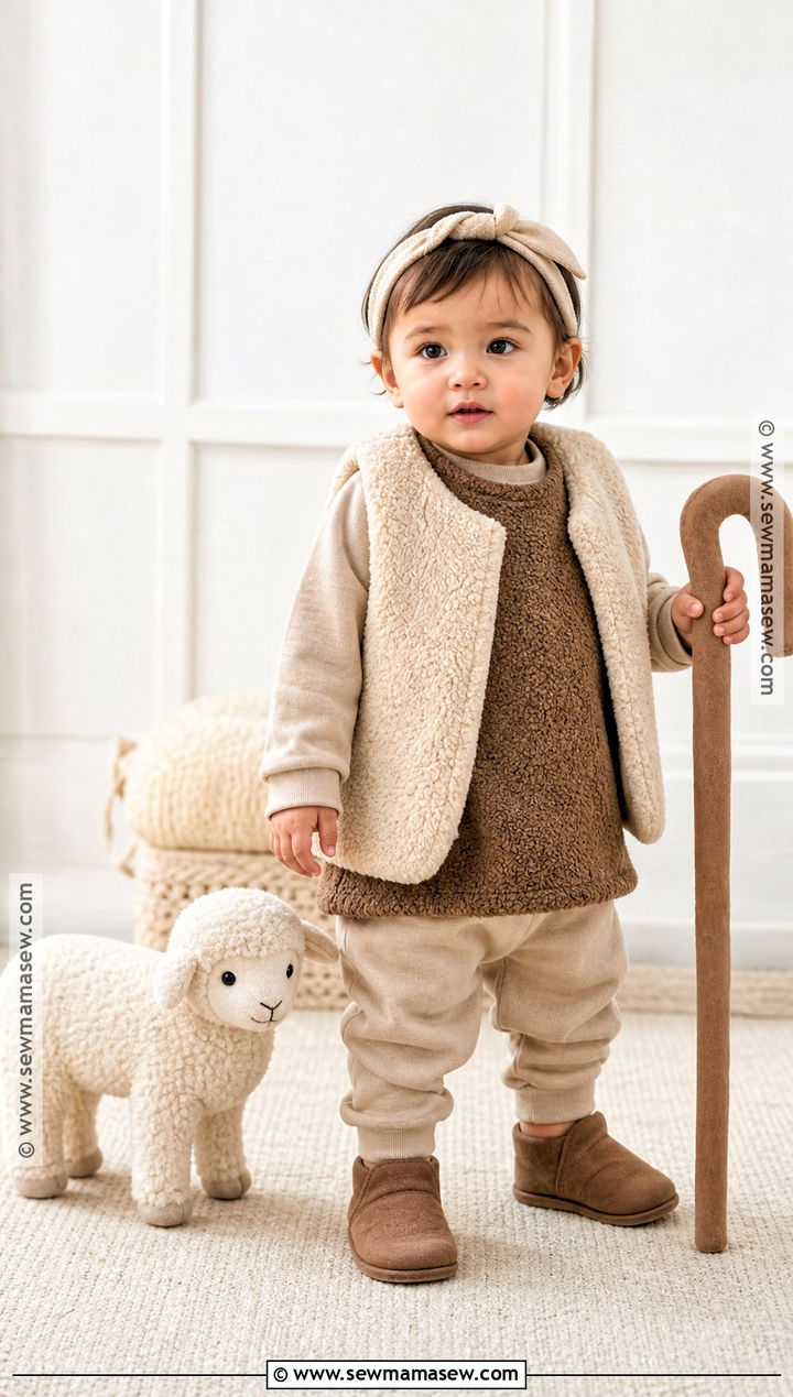 Toddler Fleece Shepherd Costume - 30 Shepherd Costume Ideas