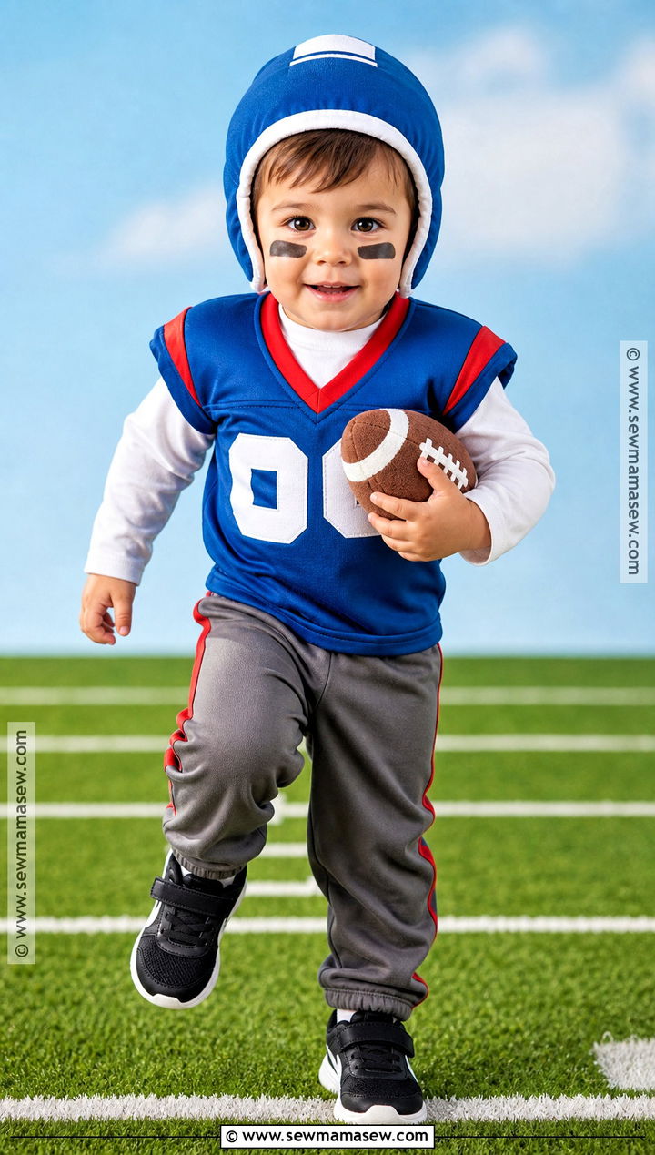 Toddler Football Player Costume With Soft Helmet - 30 toddler boy costume ideas