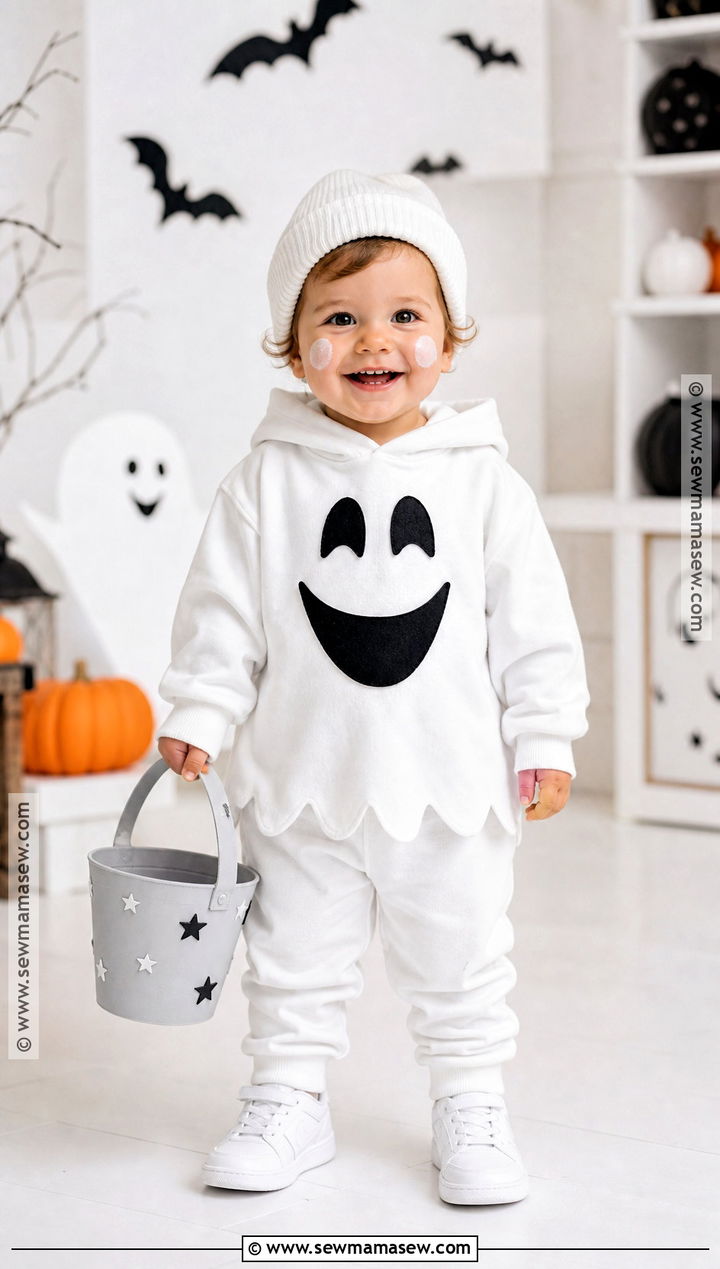 Toddler Friendly Ghost Costume - 30 toddler halloween costume ideas