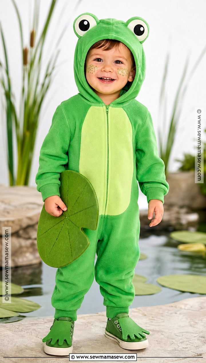 Toddler Frog Costume With Green Hoodie - 30 toddler boy costume ideas