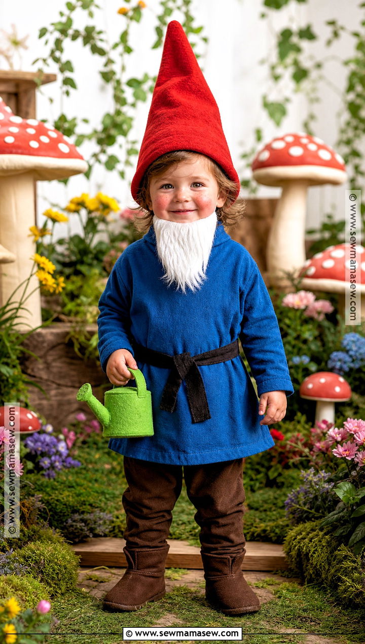 Toddler Garden Gnome Halloween Costume - 30 toddler and baby halloween costumes