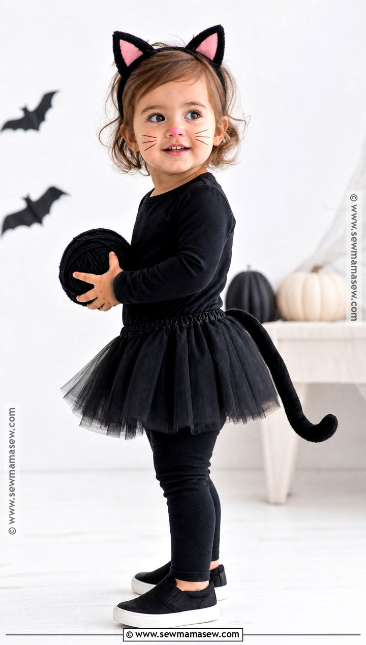 Toddler Girl Black Cat Costume - 30 toddler girl halloween costume ideas