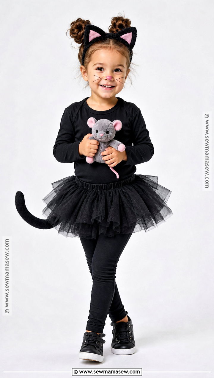 Toddler Girl Black Cat Costume - 30 halloween costumes for toddler girls