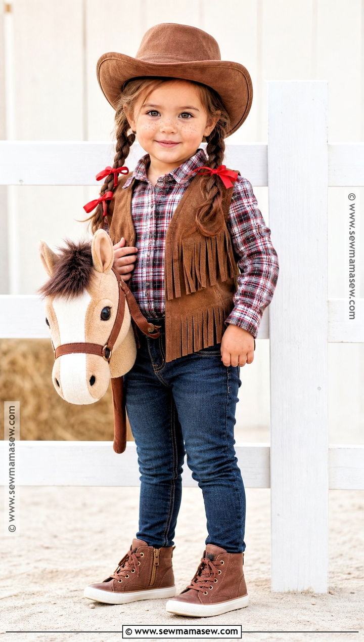Toddler Girl Cowgirl Costume - 30 toddler girl halloween costume ideas