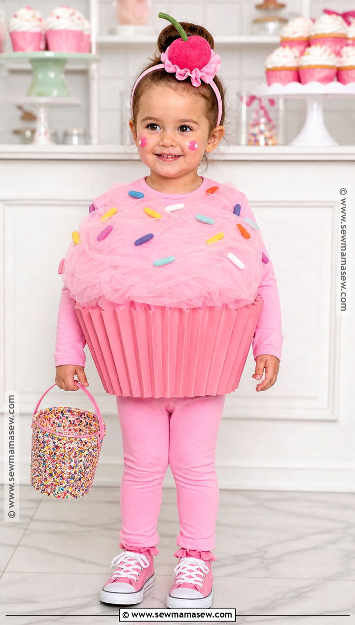Toddler Girl Cupcake Costume - 40 toddler girl halloween costume ideas