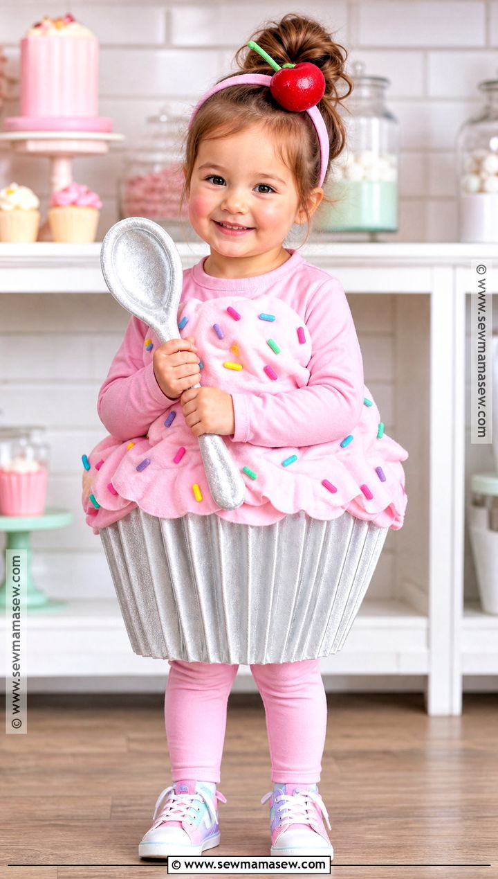 Toddler Girl Cupcake Costume - 30 halloween costumes for toddler girls