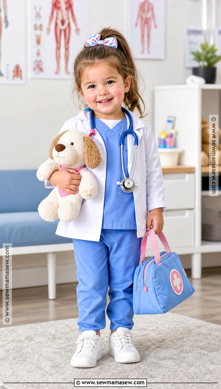 Toddler Girl Doctor Costume - 30 halloween costumes for toddler girls