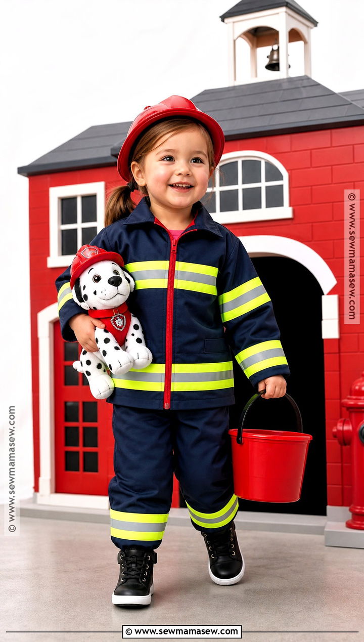 Toddler Girl Firefighter Costume - 40 toddler girl halloween costume ideas