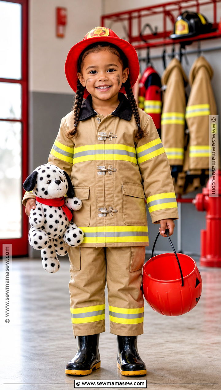 Toddler Girl Firefighter Costume - 30 halloween costumes for toddler girls