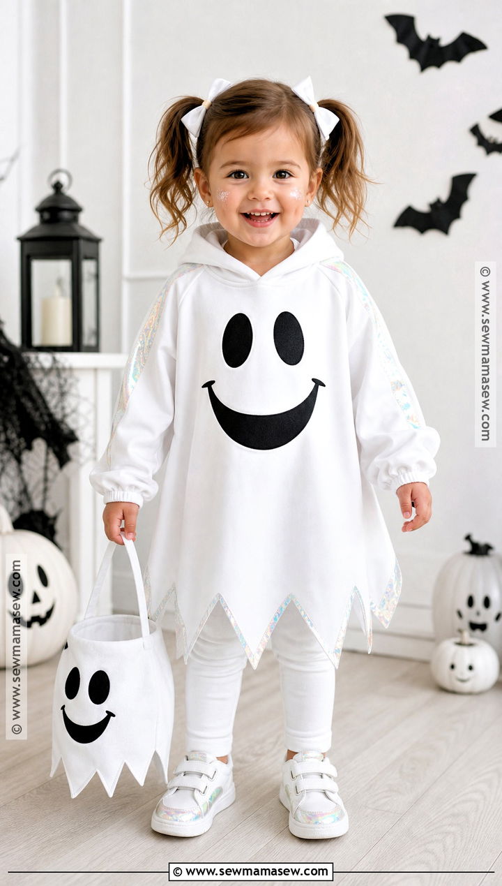 Toddler Girl Friendly Ghost Costume - 30 toddler girl halloween costume ideas