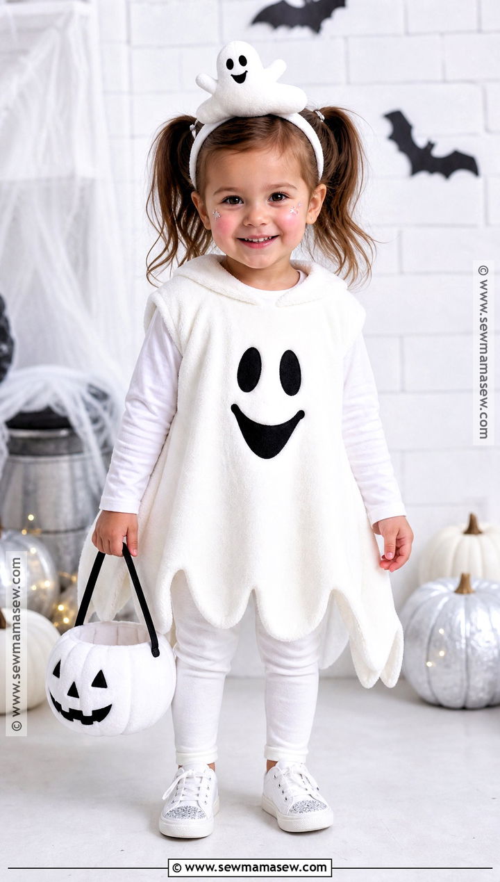 Toddler Girl Friendly Ghost Costume - 30 halloween costumes for toddler girls