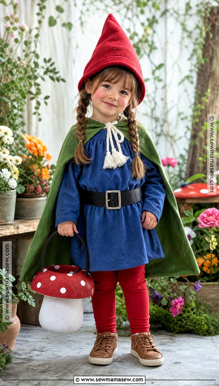 Toddler Girl Garden Gnome Costume - 40 toddler girl halloween costume ideas