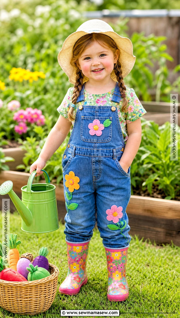 Toddler Girl Gardener Costume - 30 halloween costumes for toddler girls